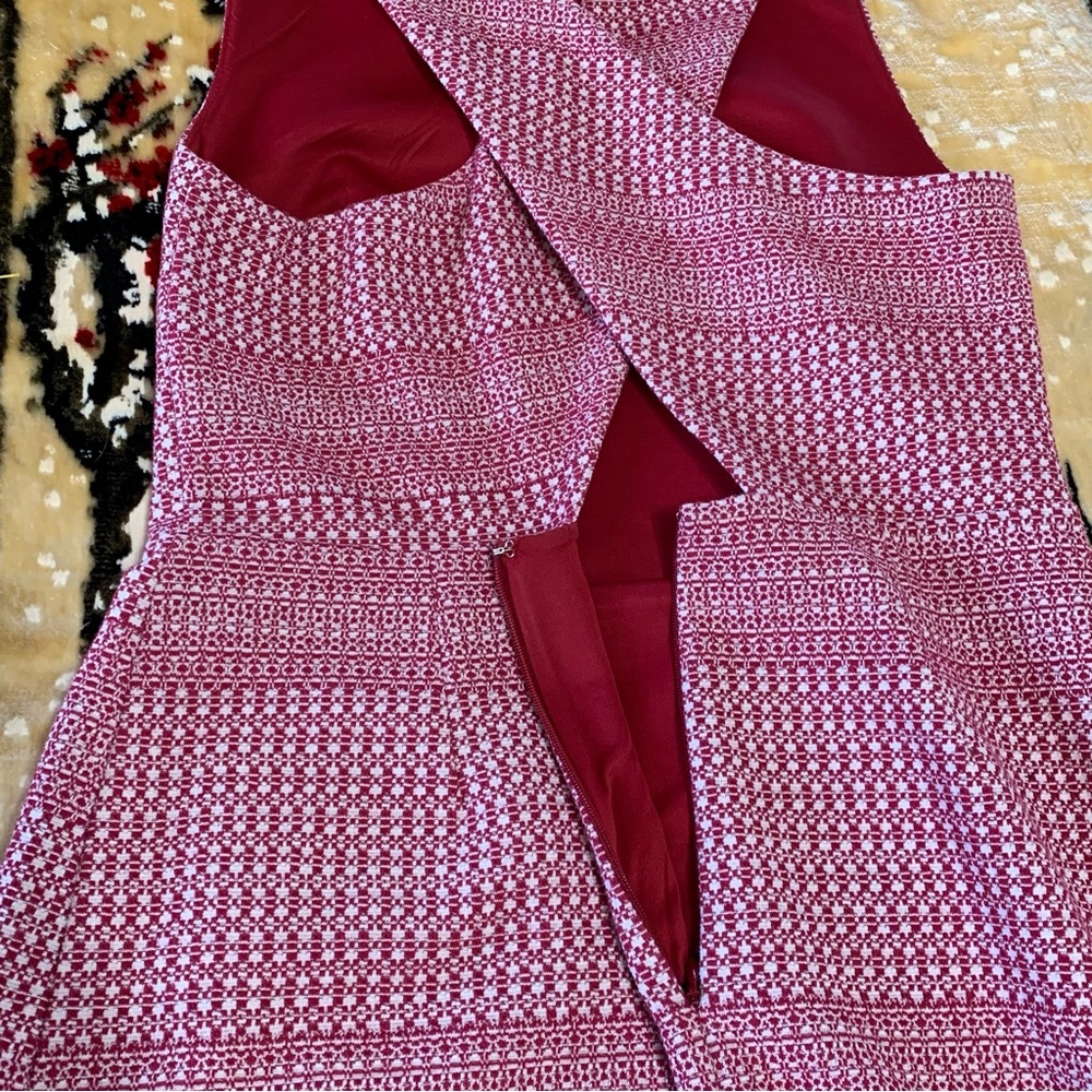 Banana Republic Knit Cross-back Peplum Dress - Picture 7 of 9